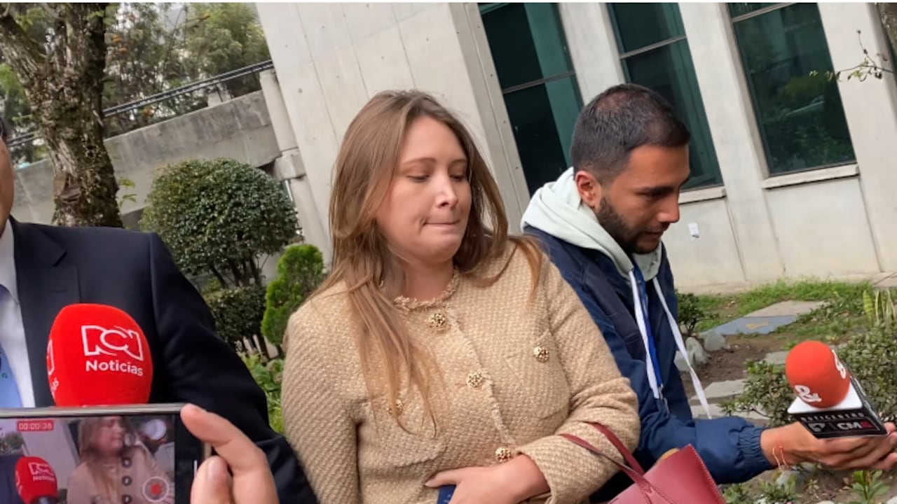 María Alejandra Benavides, ex asesora del ministro de hacienda, Ricardo Bonilla
en la Fiscalía General de la Nación
Foto César Flechas