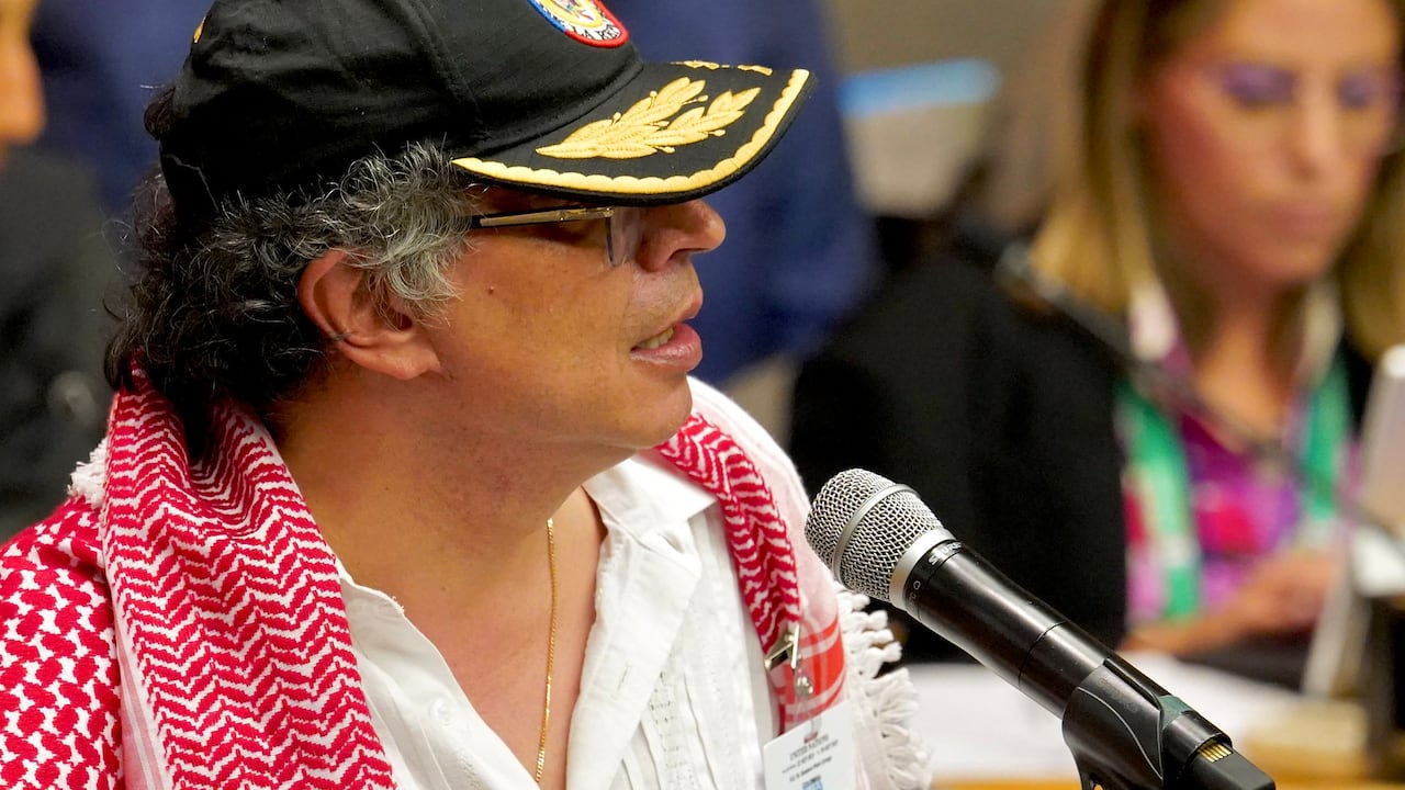 El presidente, Gustavo Petro, el 26 de septiembre de 2025 en Nueva York (Estados Unidos)