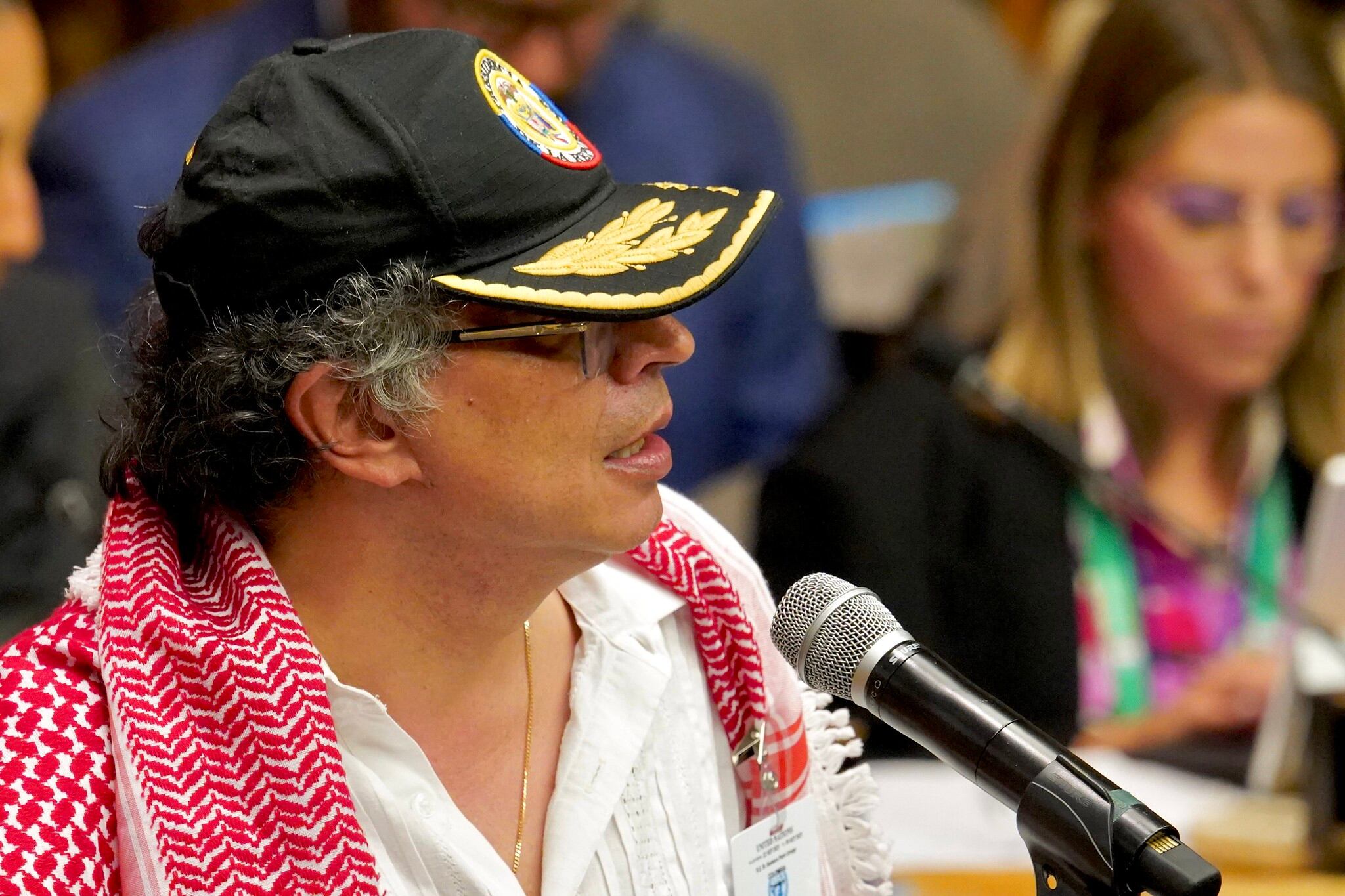El presidente, Gustavo Petro, el 26 de septiembre de 2025 en Nueva York (Estados Unidos)