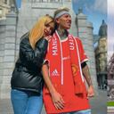 La Liendra junto a su novia y Yéferson Cossio