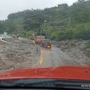 Afectaciones por lluvias en la vía que comunica a Medellín con el Eje Cafetero.