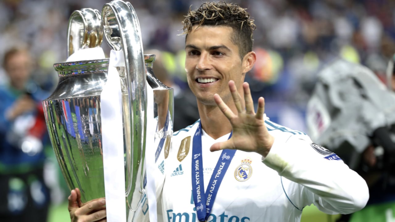Cristiano Ronaldo en su época con Real Madrid