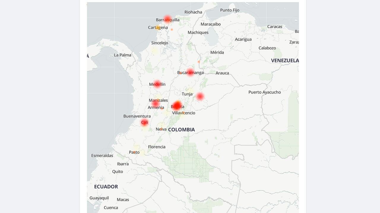 WhatsApp Web tuvo una caída en su servicio y varios usuarios en Colombia quedaron afectados, según Downdetector.