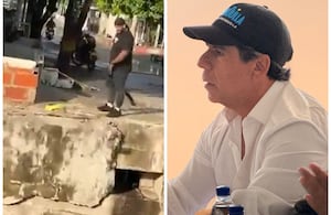 Alez Char habló tras la polérmica de sujetos tirando autopartes a un arroyo en el barrio La Sierrita.