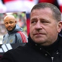 Max Eberl y Vincent Kompany