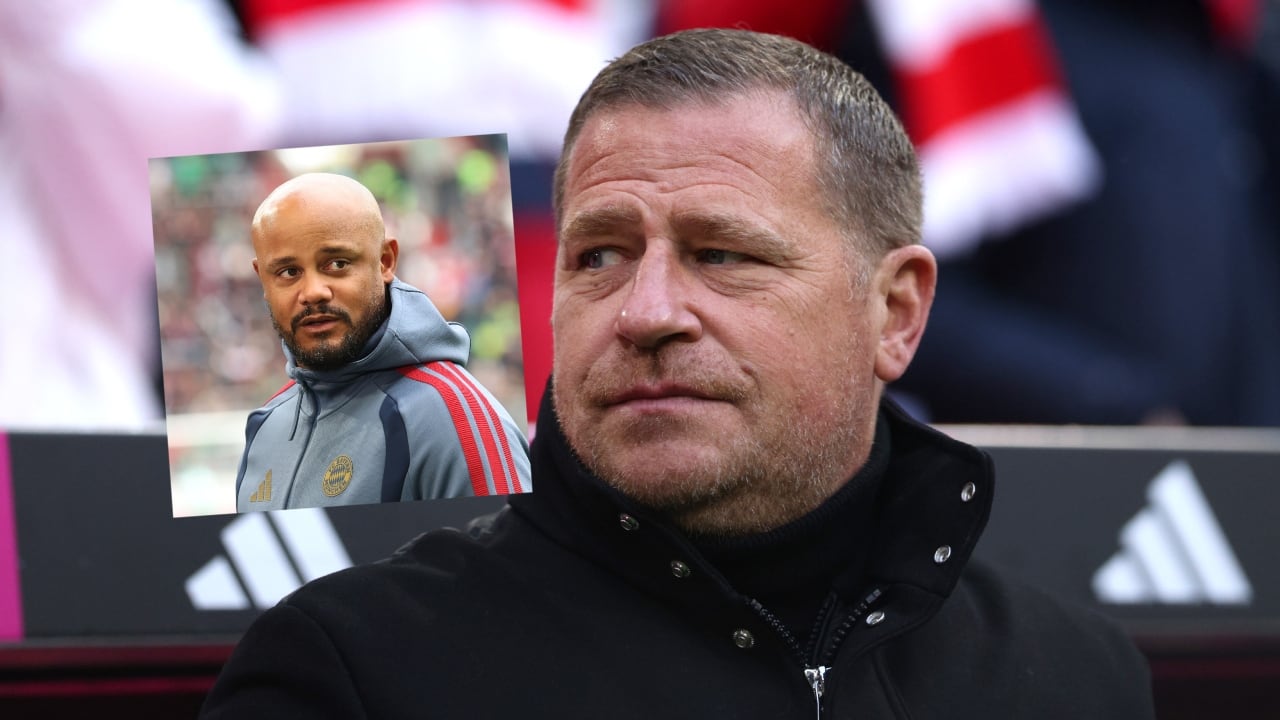 Max Eberl y Vincent Kompany