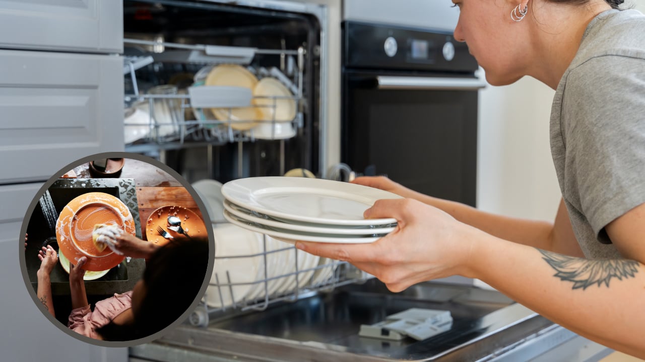 Las pruebas revelaron que el lavavajillas sorprende al gastar menos agua que el lavado manual.