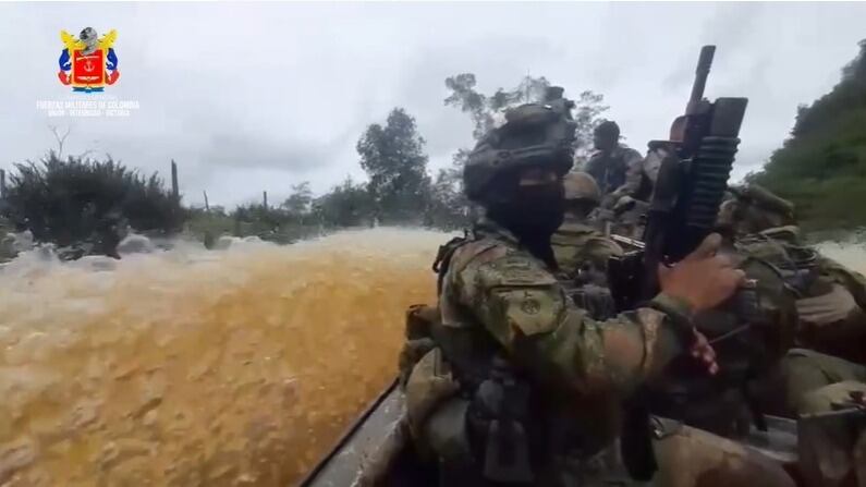 Operativo contra las disidencias de las Farc en el Putumayo.