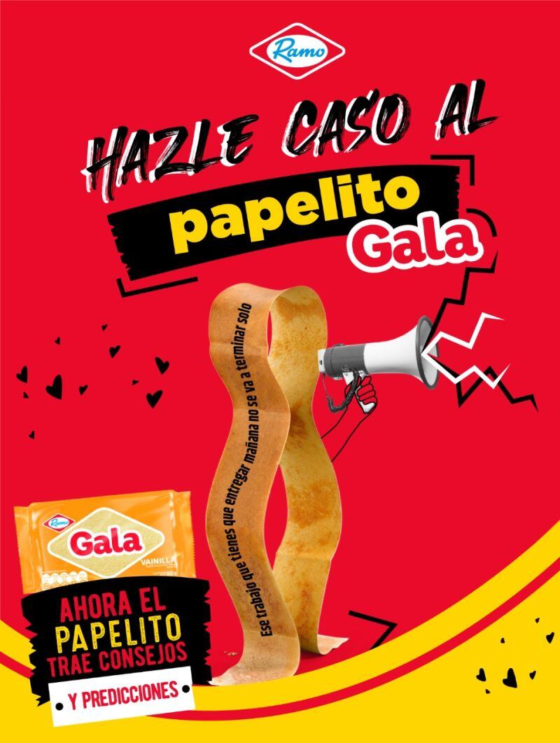 Los papelitos de Gala, con mensajes, de Productos Ramo
