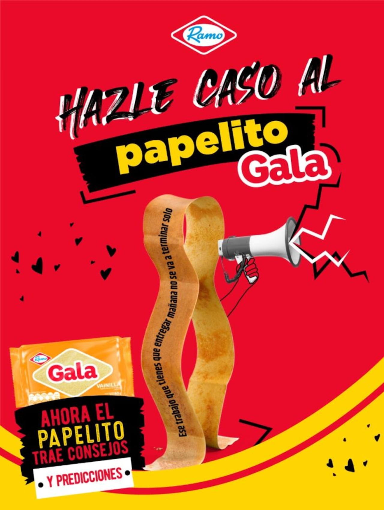 Los papelitos de Gala, con mensajes, de Productos Ramo