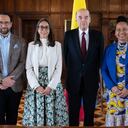 Álvaro Leyva posesionó a nuevos agentes ante la CIJ.