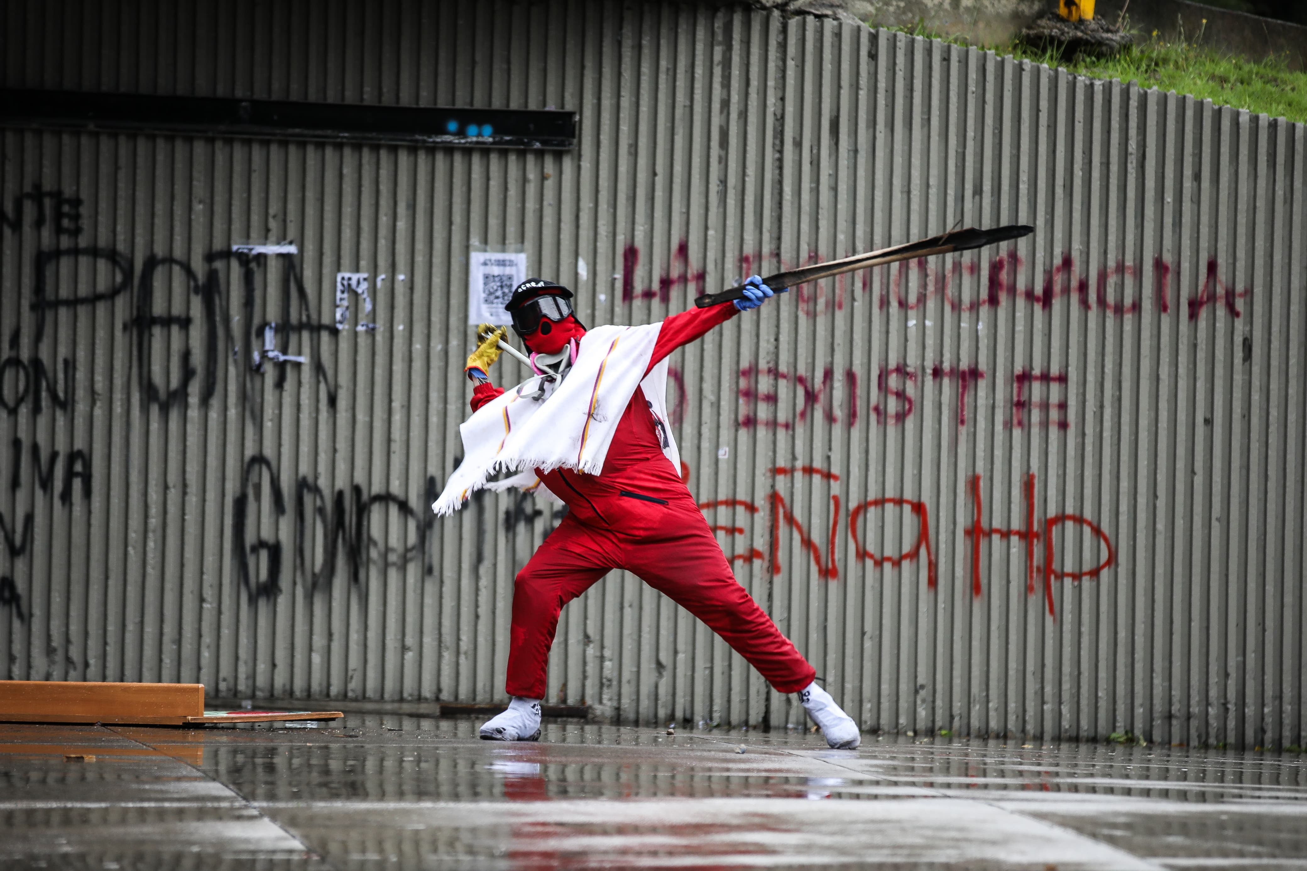 Universidad Nacional disturbios 
Mayo 16 de 2024