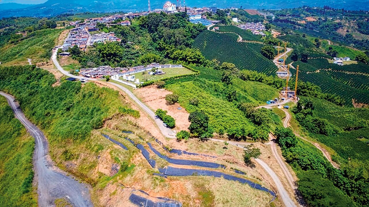 Instalaciones donde se construirá el Aeropuerto del Café.