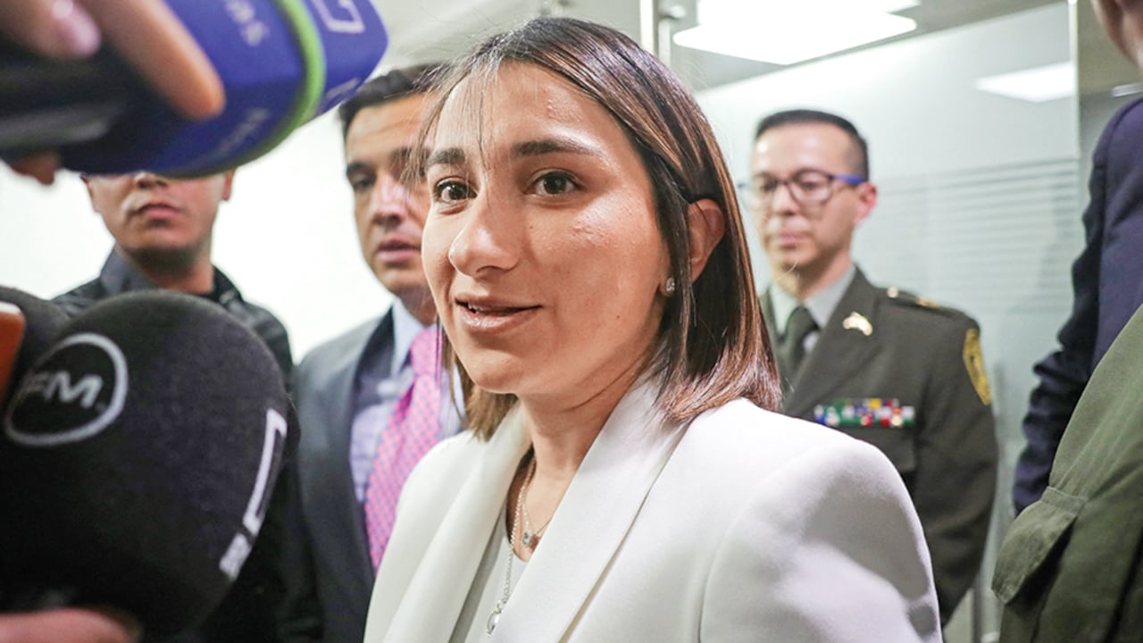 Laura Sarabia no entregó mayores detalles a la prensa de su declaración ante el CNE en julio de 2023.
