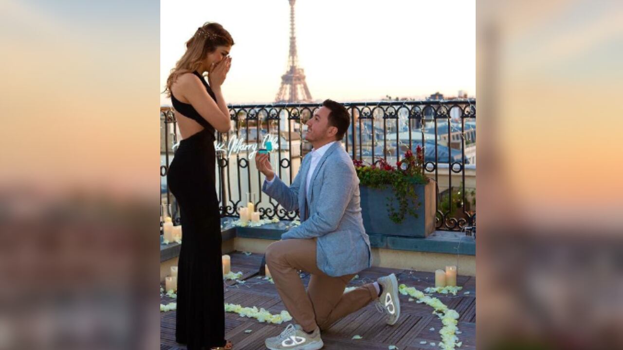 Pautips y las fotos de su compromiso