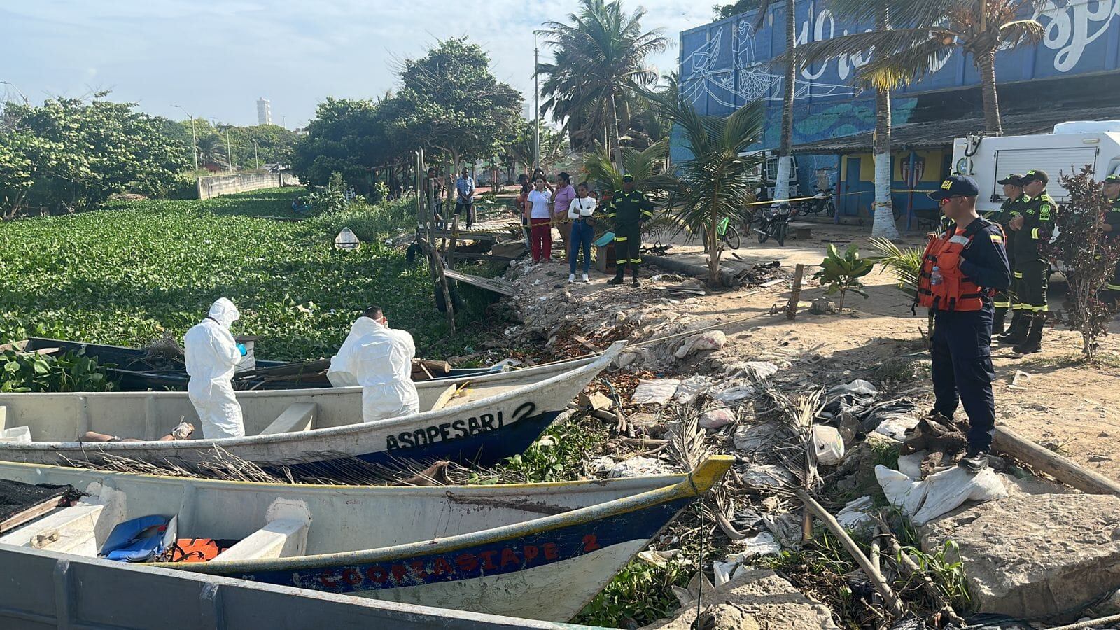 La Sijín y policía judicial hicieron el levantamiento del cuerpo del río Magdalena.