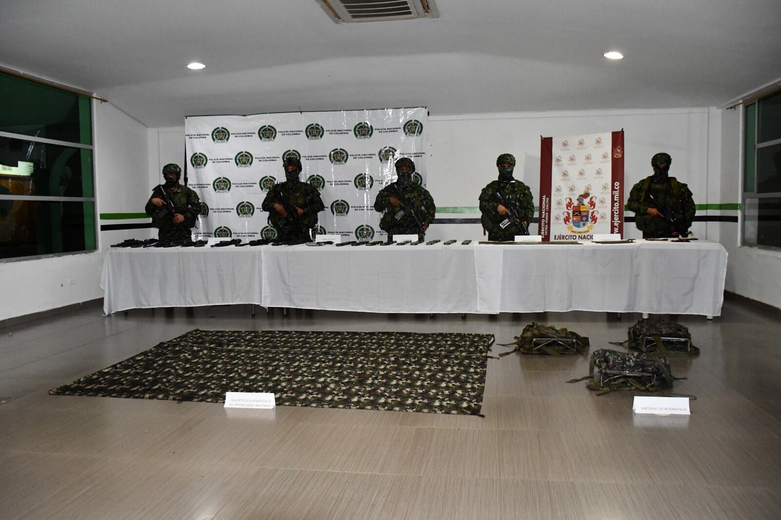 Resultado de una operación del Ejército contra las disidencias en el Guaviare.