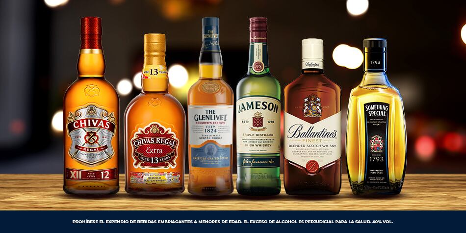 En 2022,  la botella de Chivas 12 resultó en un envase más ligero que ahorra cerca de 1.300 toneladas de vidrio anual de la totalidad del producto que se distribuye globalmente.