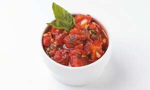 Vinagreta tibia de tomates