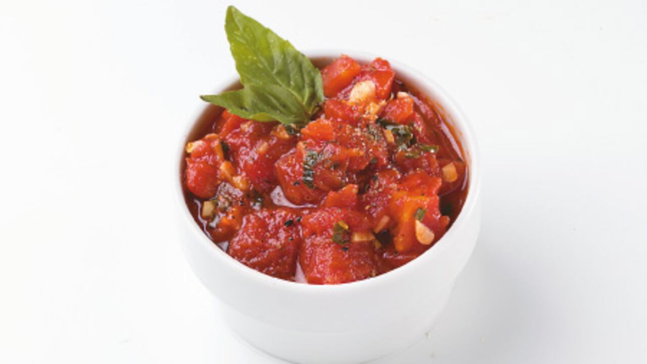 Vinagreta tibia de tomates