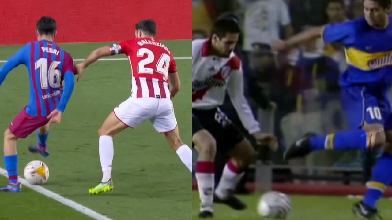 Pedri se ganó los aplausos del Camp Nou tras esta jugada al minuto 79 del partido.