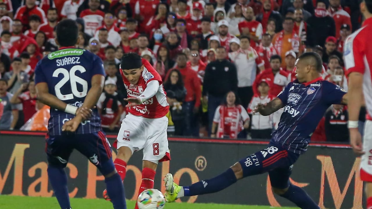 Independiente Santa fe vs. Junior por la semifinal de la Liga BetPlay.