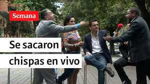 Se calenó el debate entre Hugo Ospina y el vocero de las app de transporte.