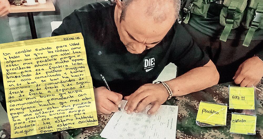 De su puño y letra, Otoniel mandaba las órdenes a sus comandantes mediante correos humanos. No usaba computadores, sabía que podrían significar su caída.