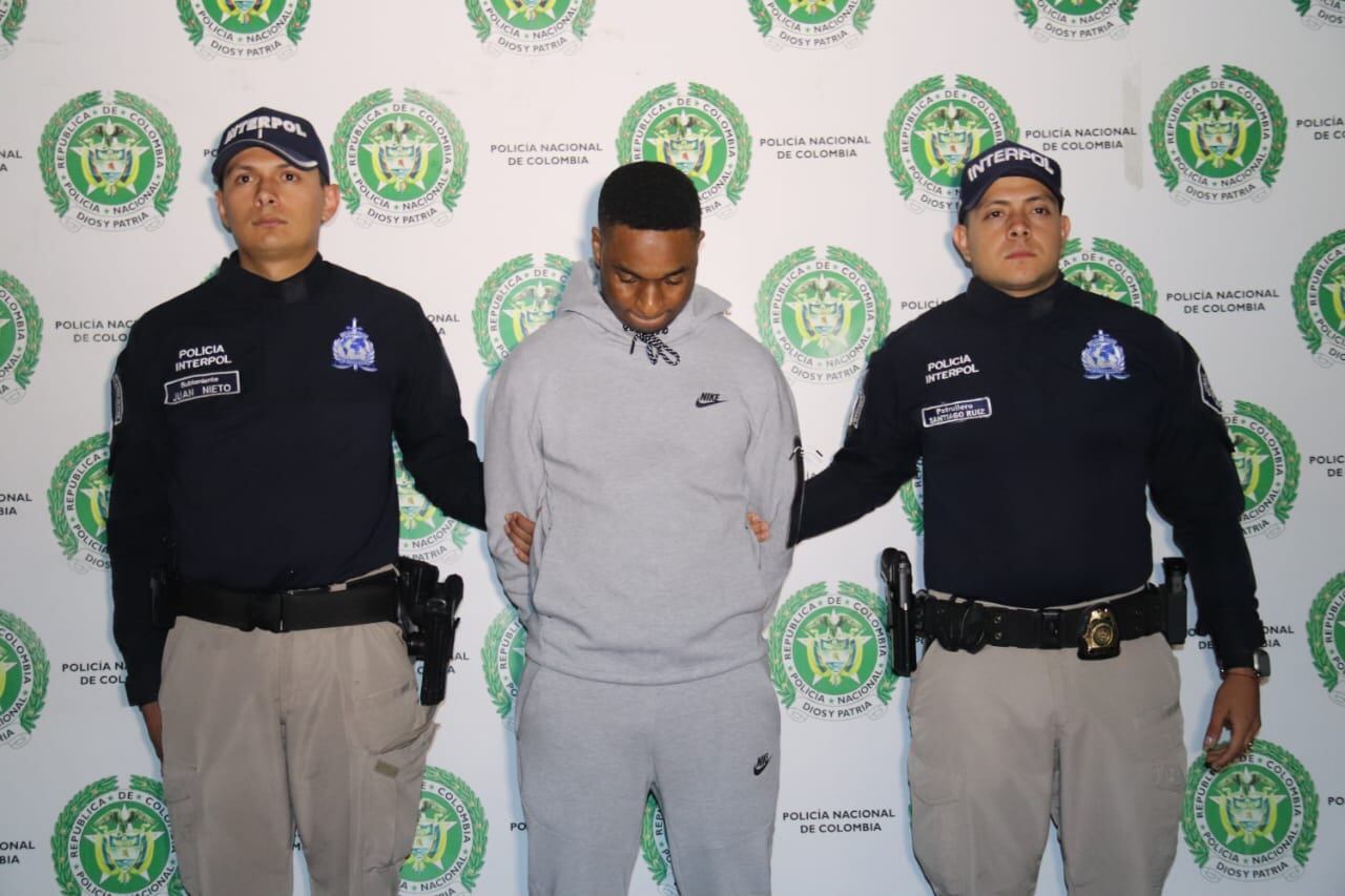 Capturado alias Mbappé en Bogotá.