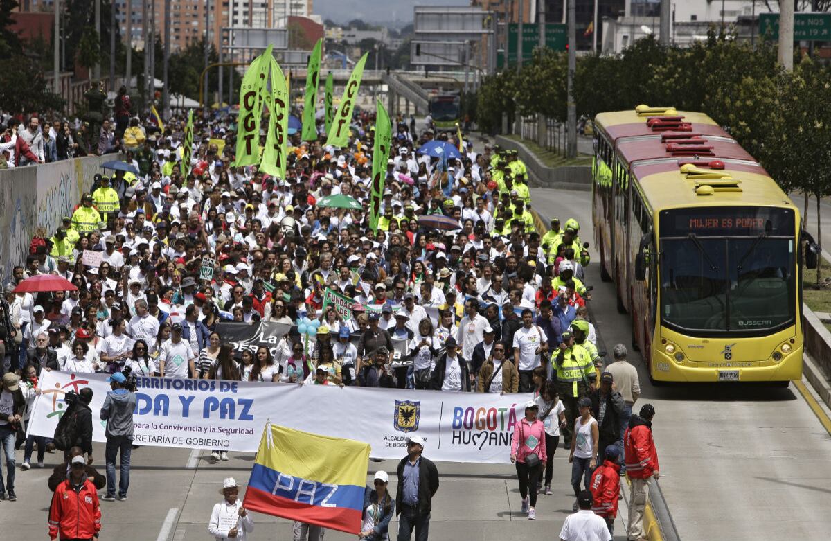 Imágenes de la ciudad de Bogotá.