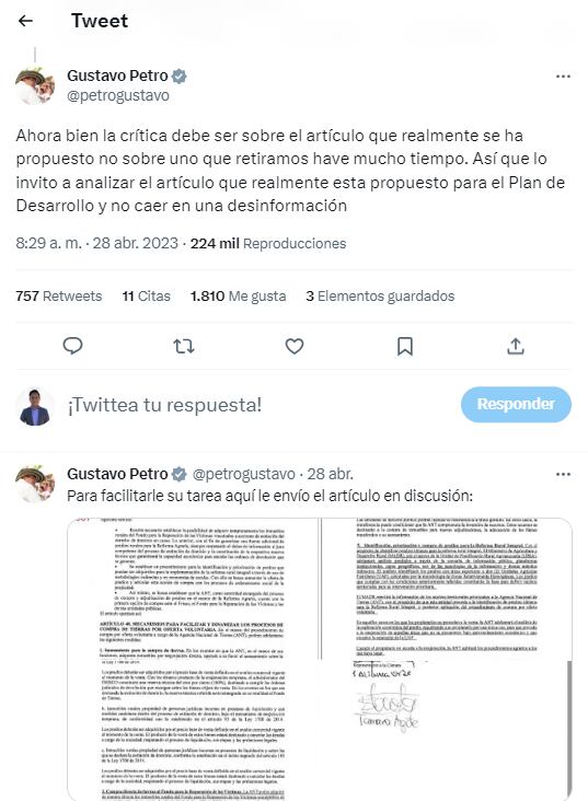 Twitter: @petrogustavo