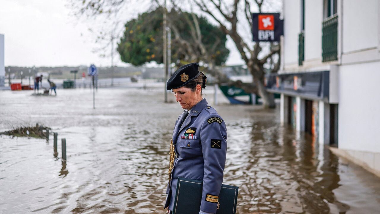 Inundaciones en Portugal.