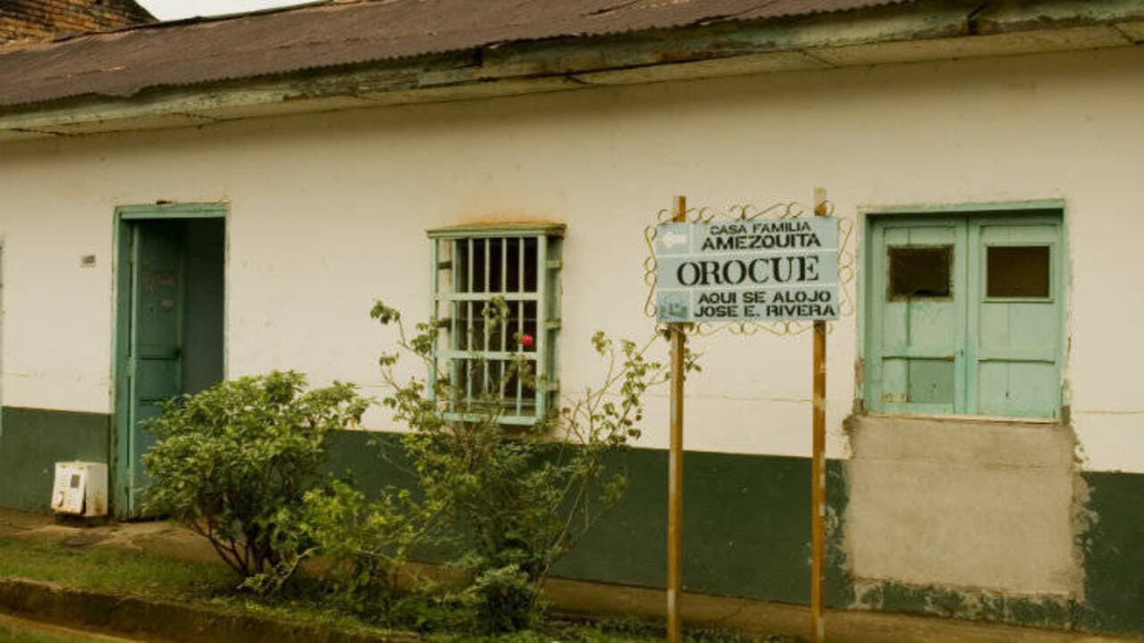 Casa en Orocué, lugar que ayudó a inspirar la novela. Crédito: Nick Jaussi.
