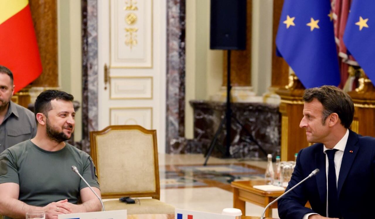 Emmanuel Macron mostró su apoyo para que Ucrania sea de manera rápida, parte de la Unión Europea