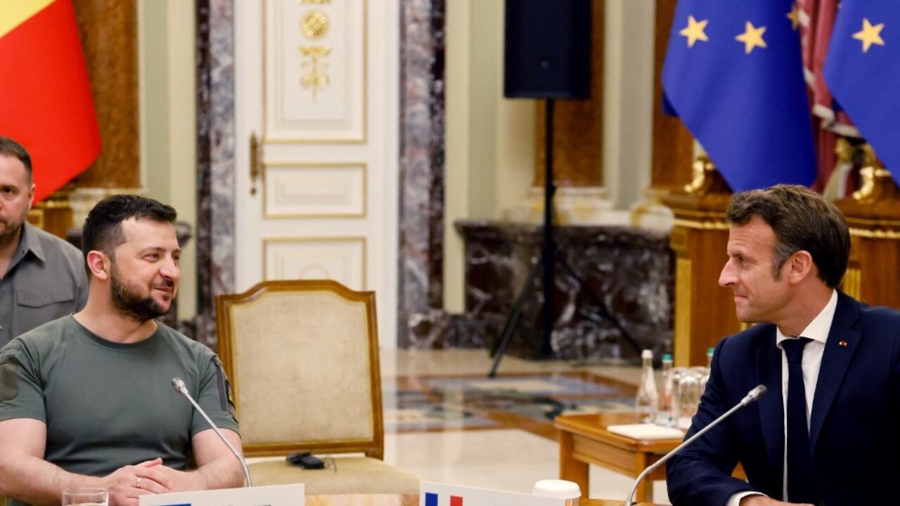 Emmanuel Macron mostró su apoyo en meses pasados para que Ucrania sea, de manera rápida, parte de la Unión Europea