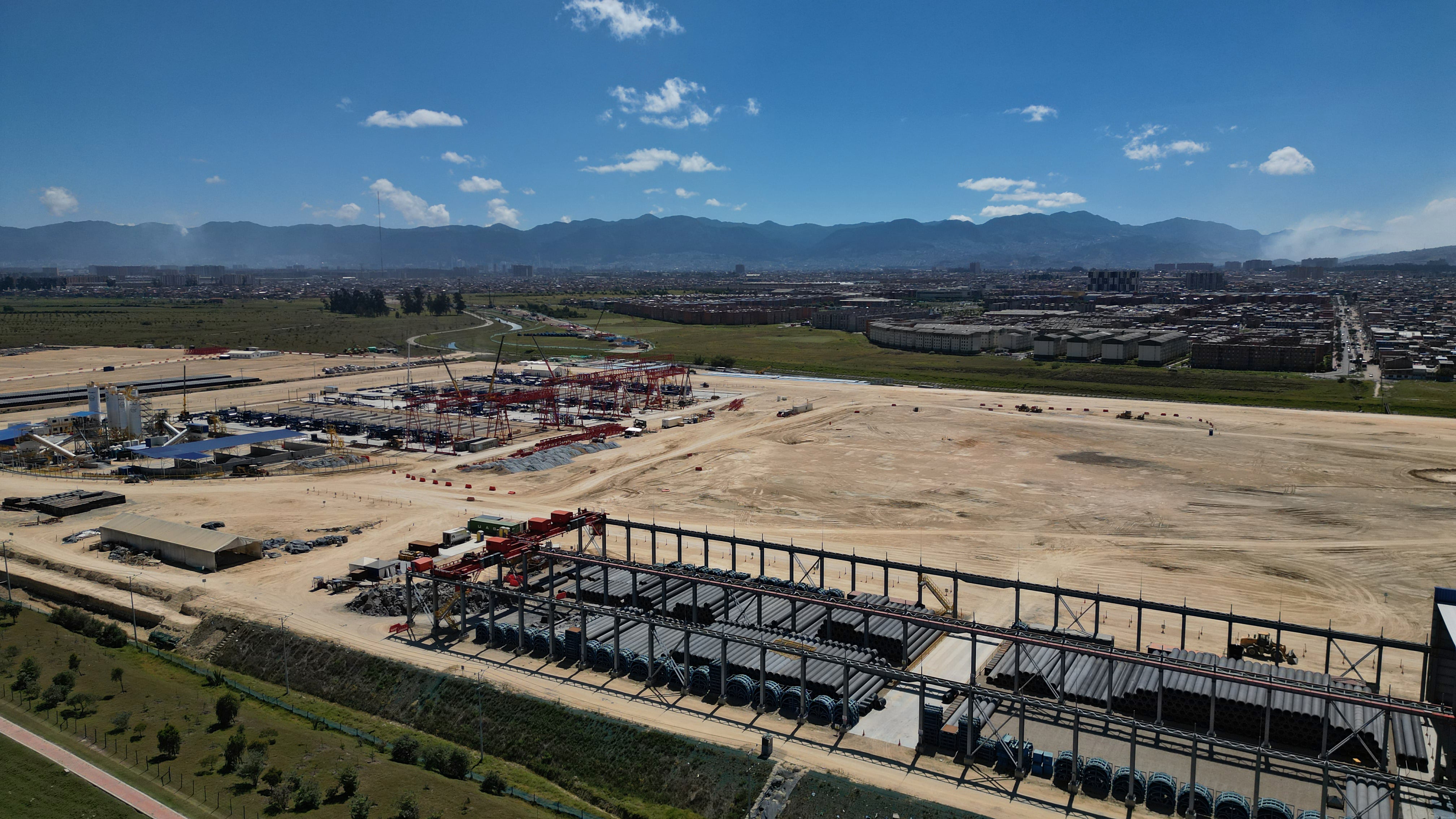 Patio Taller de la Primera Línea del Metro de Bogotá ubicado en la localidad de Bosa
Bogota enero 21 del 2024
Foto Guillermo Torres Reina / Semana