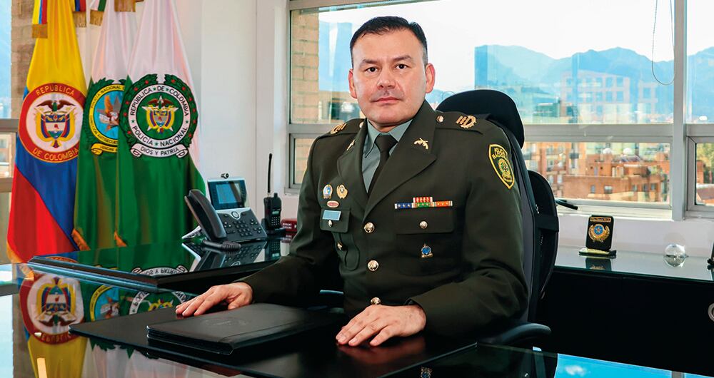 Coronel Elver Alfonso, director de la Gaula de la Policía. 