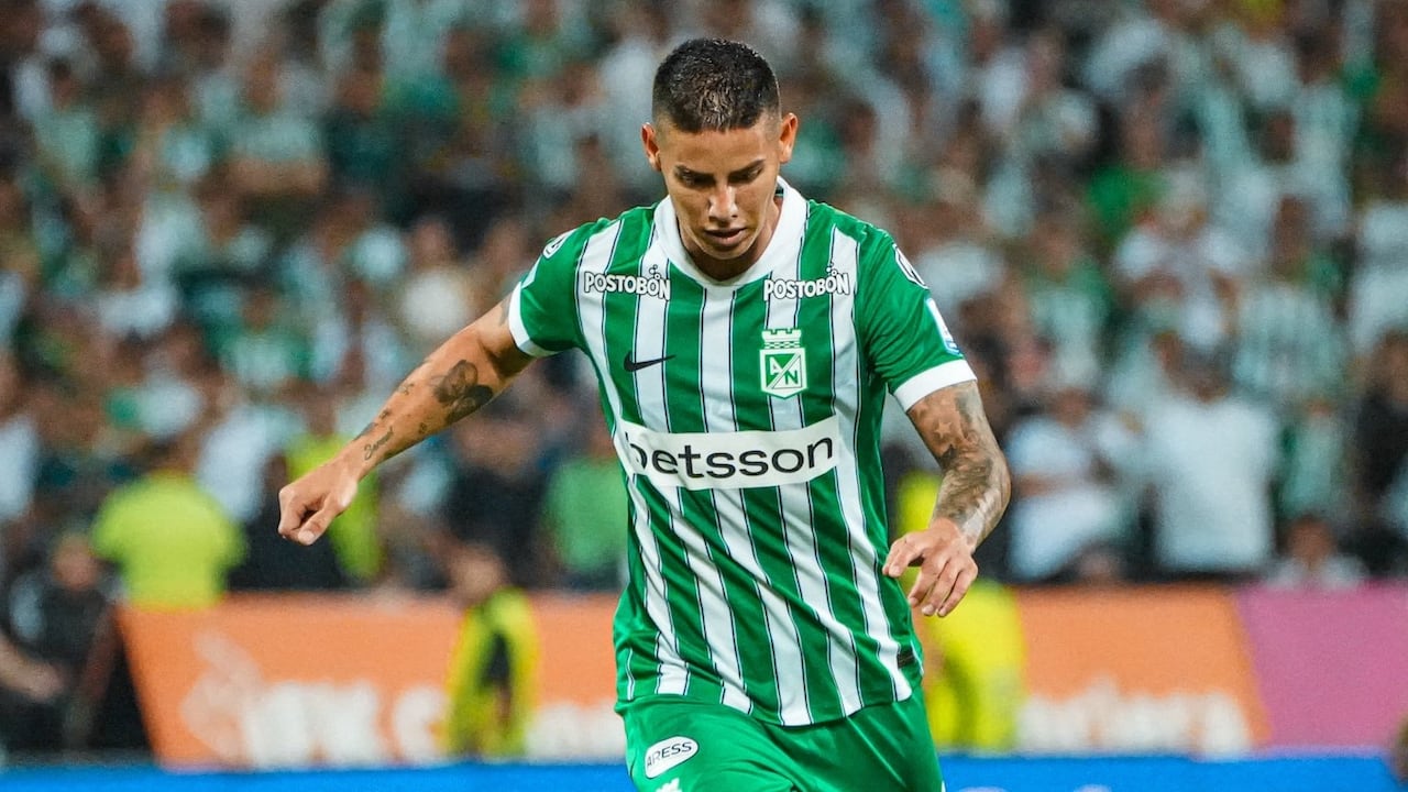 James Rodríguez con Atlético Nacional