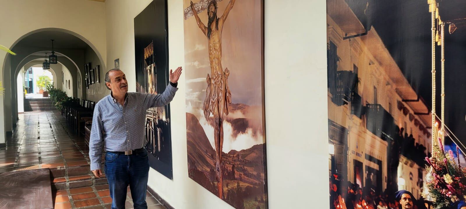 Felipe Velasco, presidente de la Junta Permanente Pro Semana Santa de Popayán.