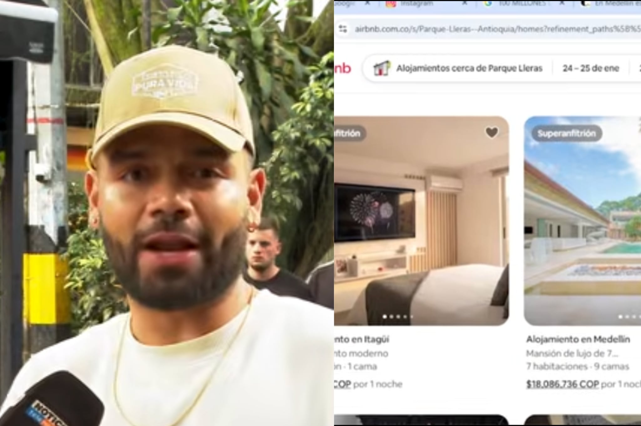 Habló arrendador que pidió más de 98 millones por alojamiento en Medellín durante concierto de Medellín.