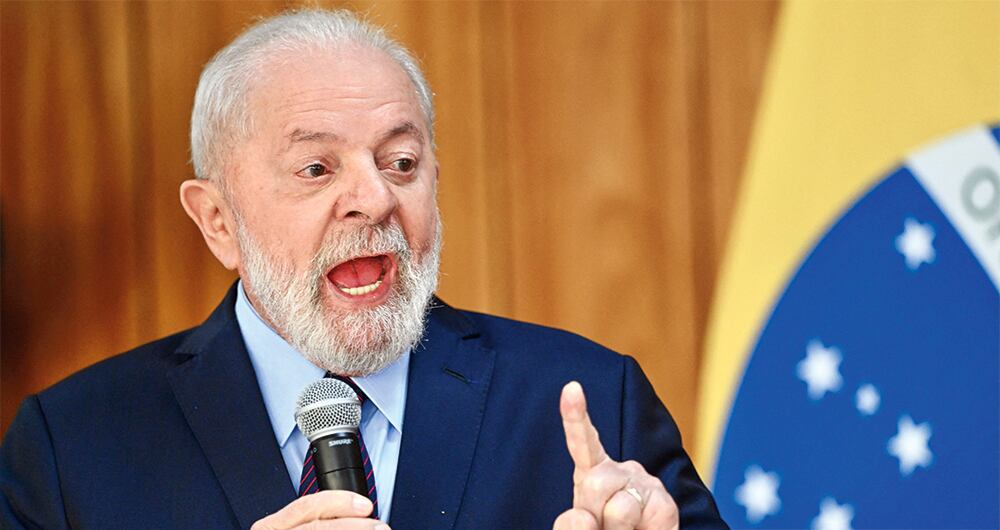 Presidente de Brasil, Lula da Silva. 