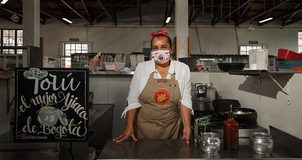 La perseverancia: así es la gastronomía colombiana en una plaza de mercado