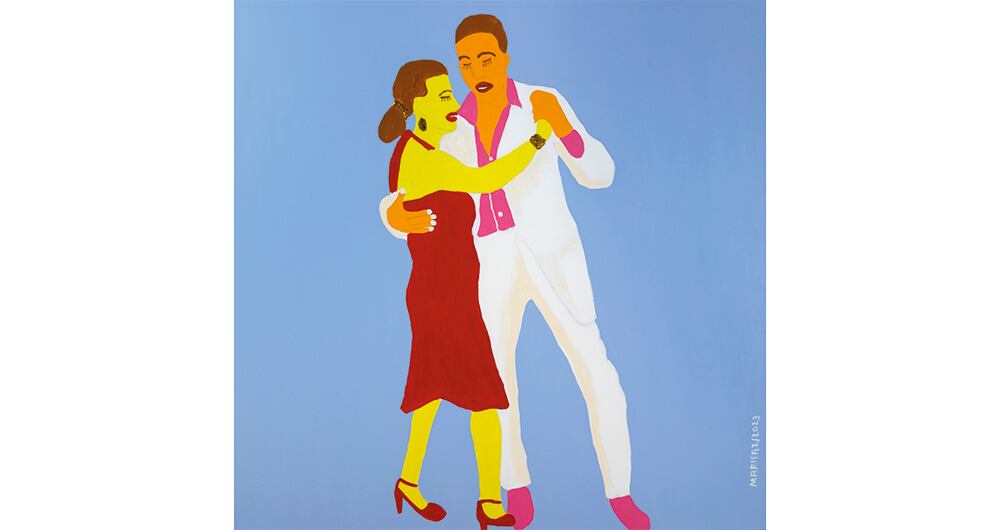 Maripaz Jaramillo dice que las parejas que pinta han evolucionado. 