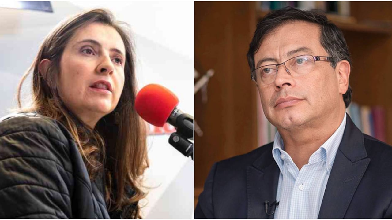 Paloma Valencia y Gustavo Petro, congresistas