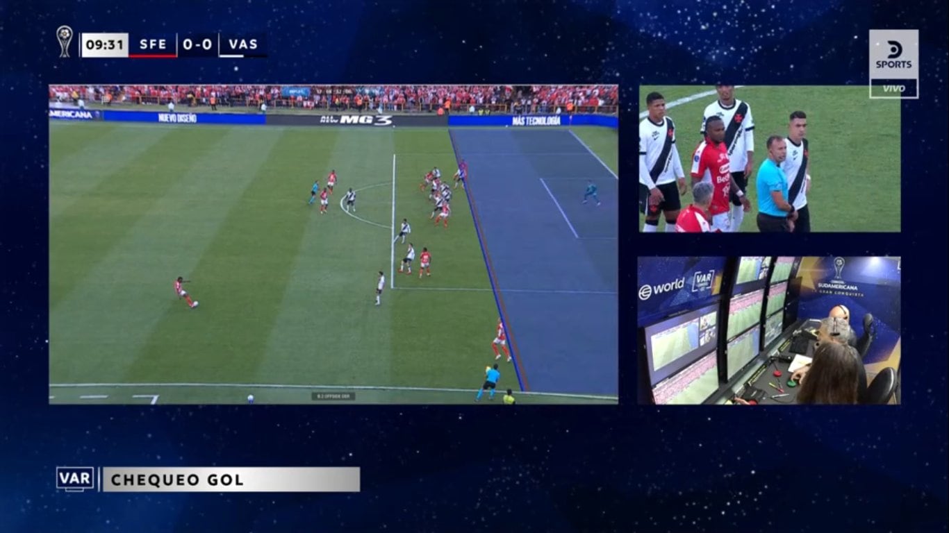VAR anula el gol a Santa Fe