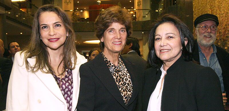 Ilva Lorduy, Fina de López y Nora Trujillo.
