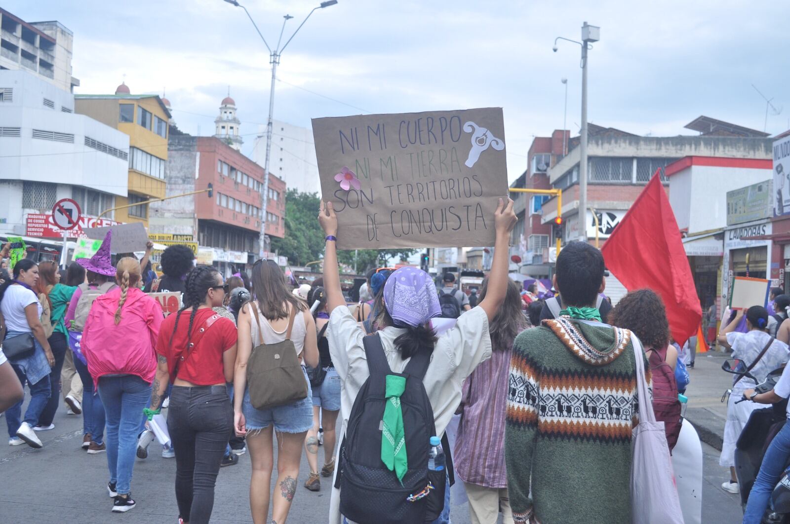 Manifestación por contra la violencia de género