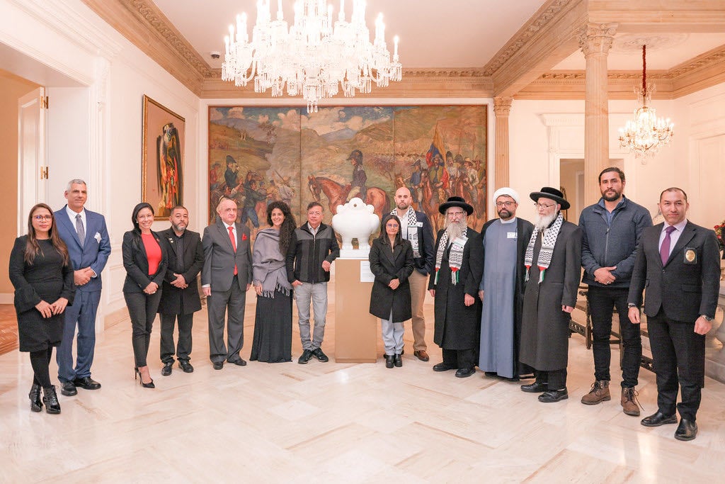 Presidente Gustavo Petro y la comunidad Palestina