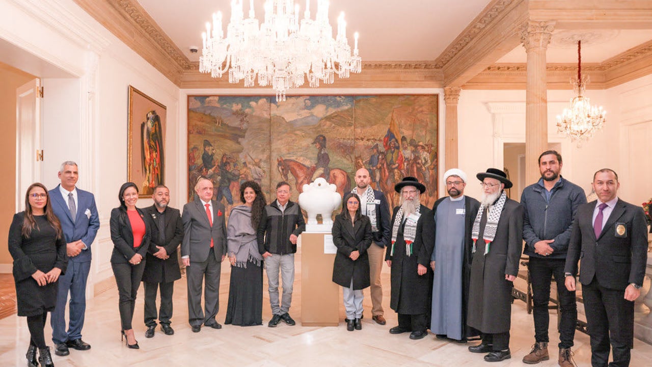 Presidente Gustavo Petro y la comunidad Palestina