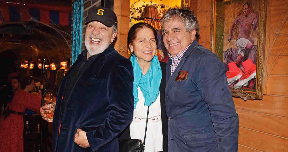 Poncho Rentería, Lula Arango y Francisco Quintana.